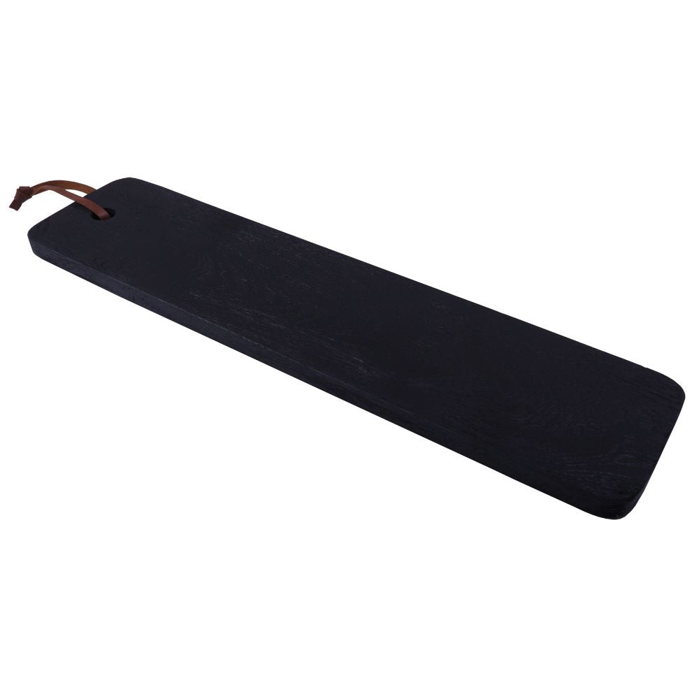 Charcoal Teak Charcuterie/Cutting Board 24"