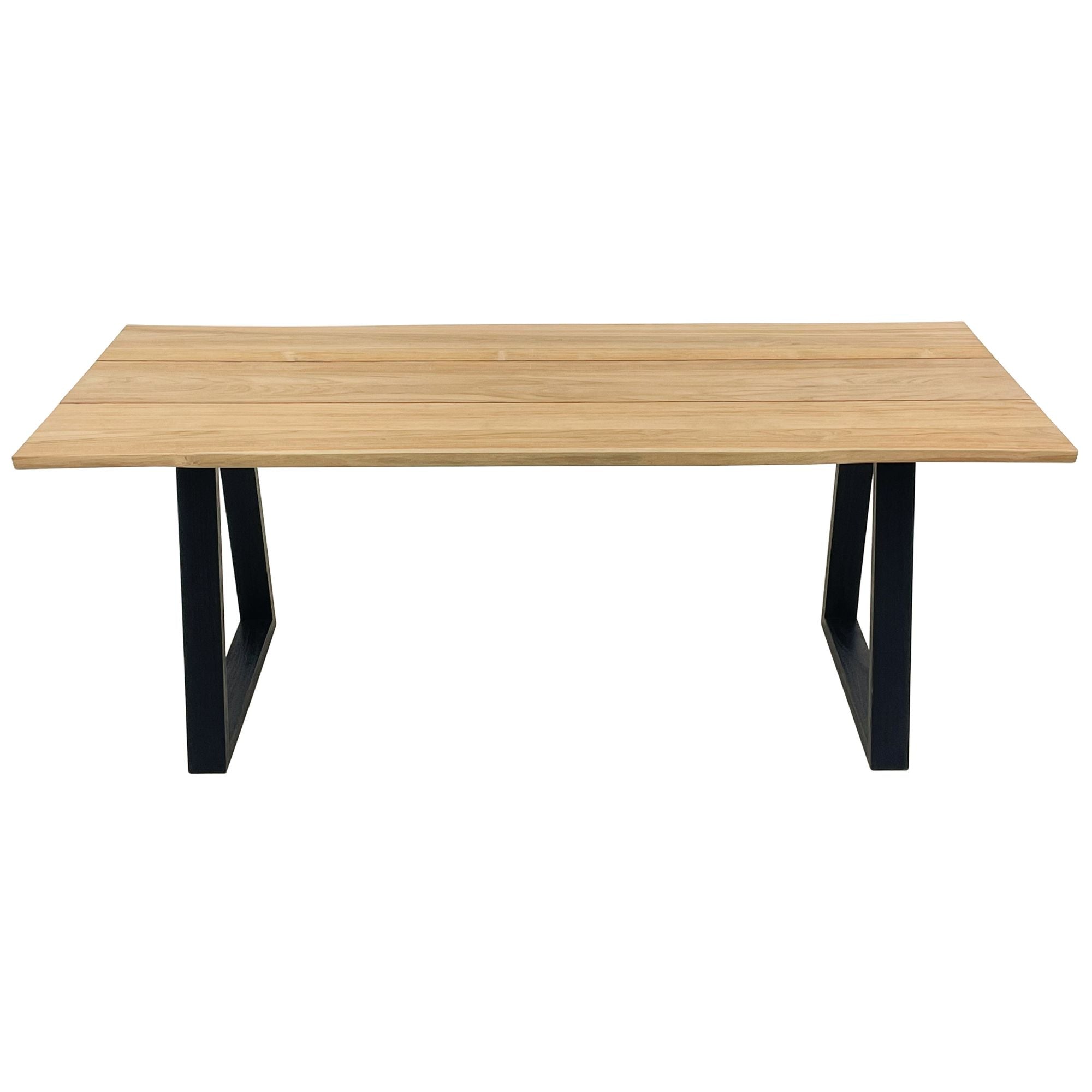Ubud Natural Teak 4-6 Person Indoor or Outdoor Dining Table - 79"