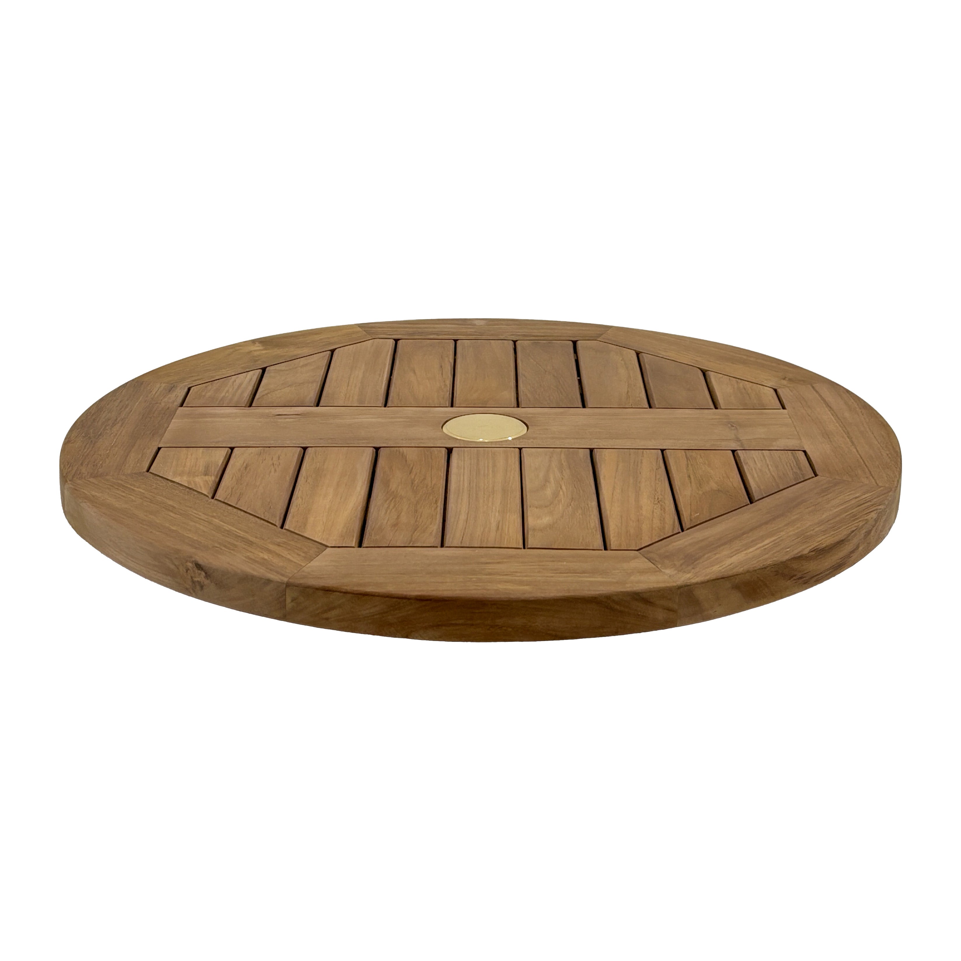 Natural Teak Lazy Susan - 24"
