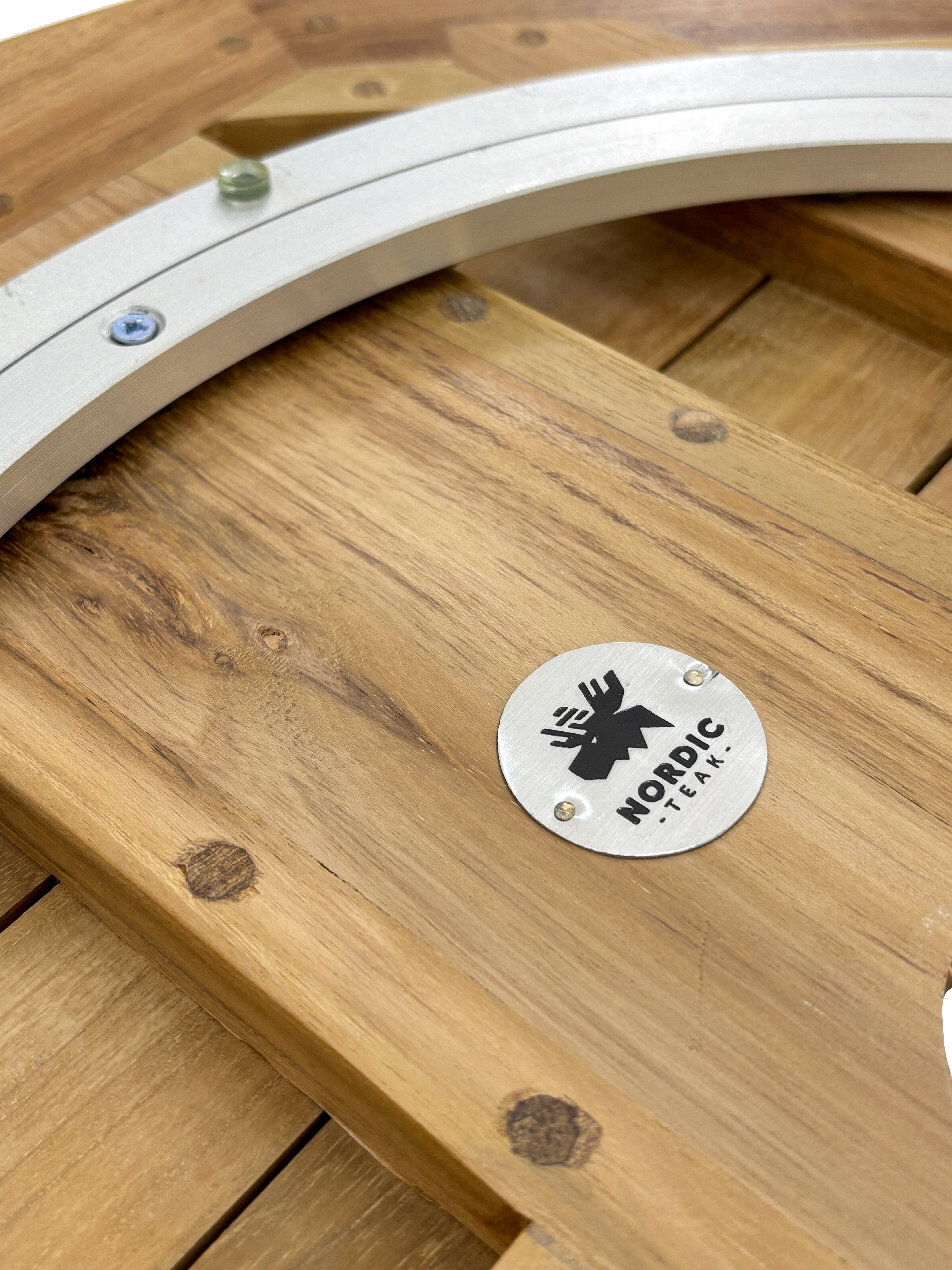 Natural Teak Lazy Susan - 24"