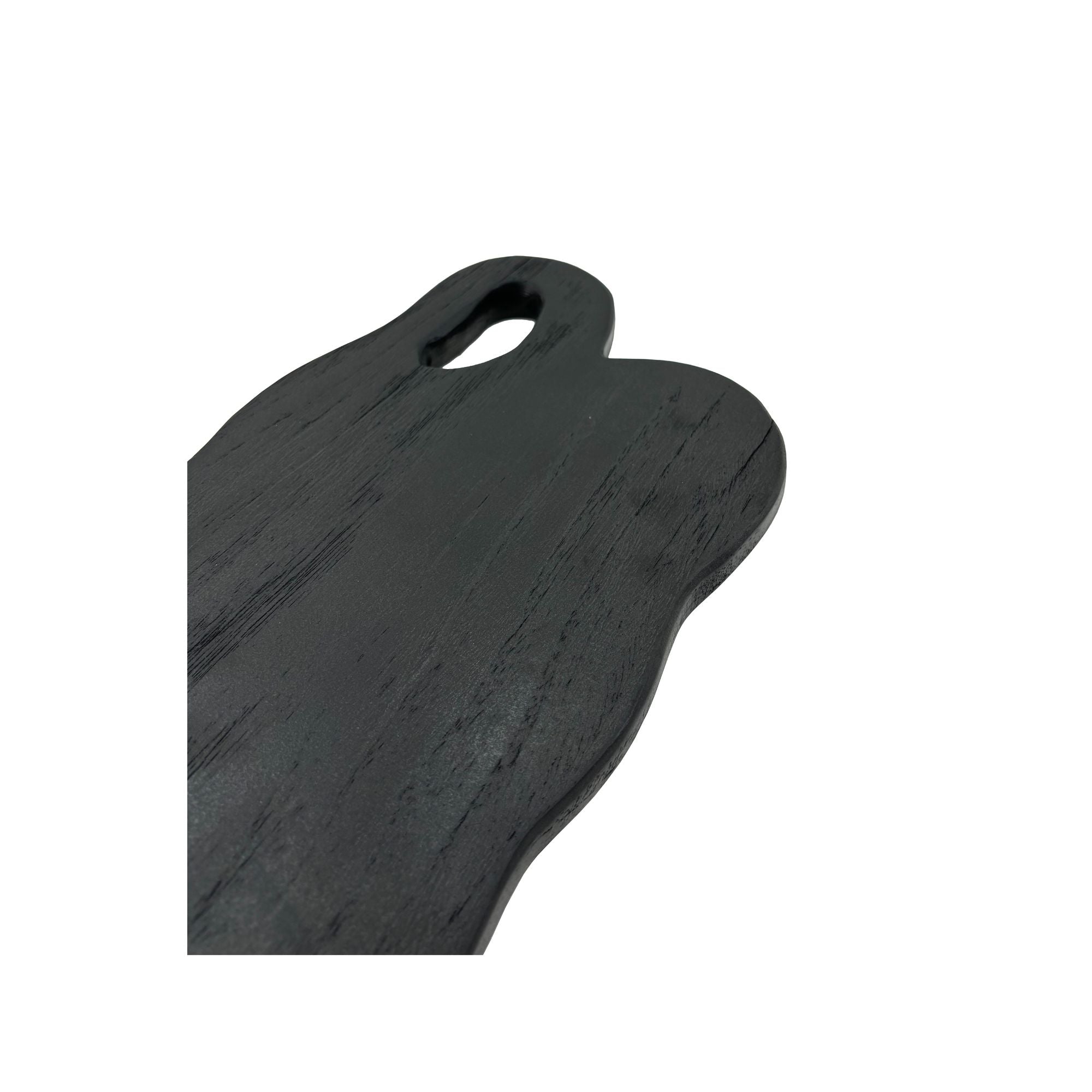 Charcoal Teak Cutting and Serving Board - 14"