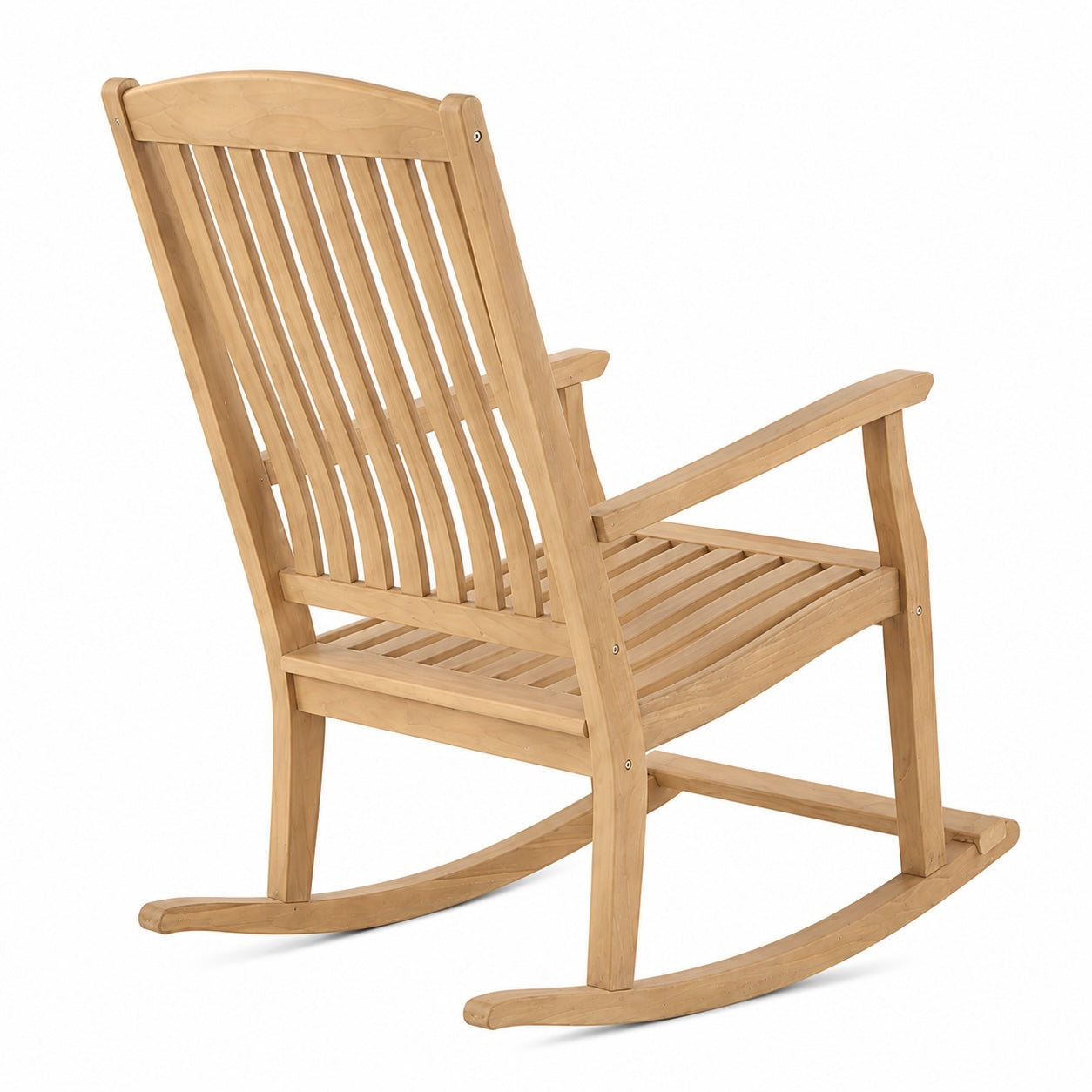 Telluride Oiled Teak Outdoor Patio Rocking Chair