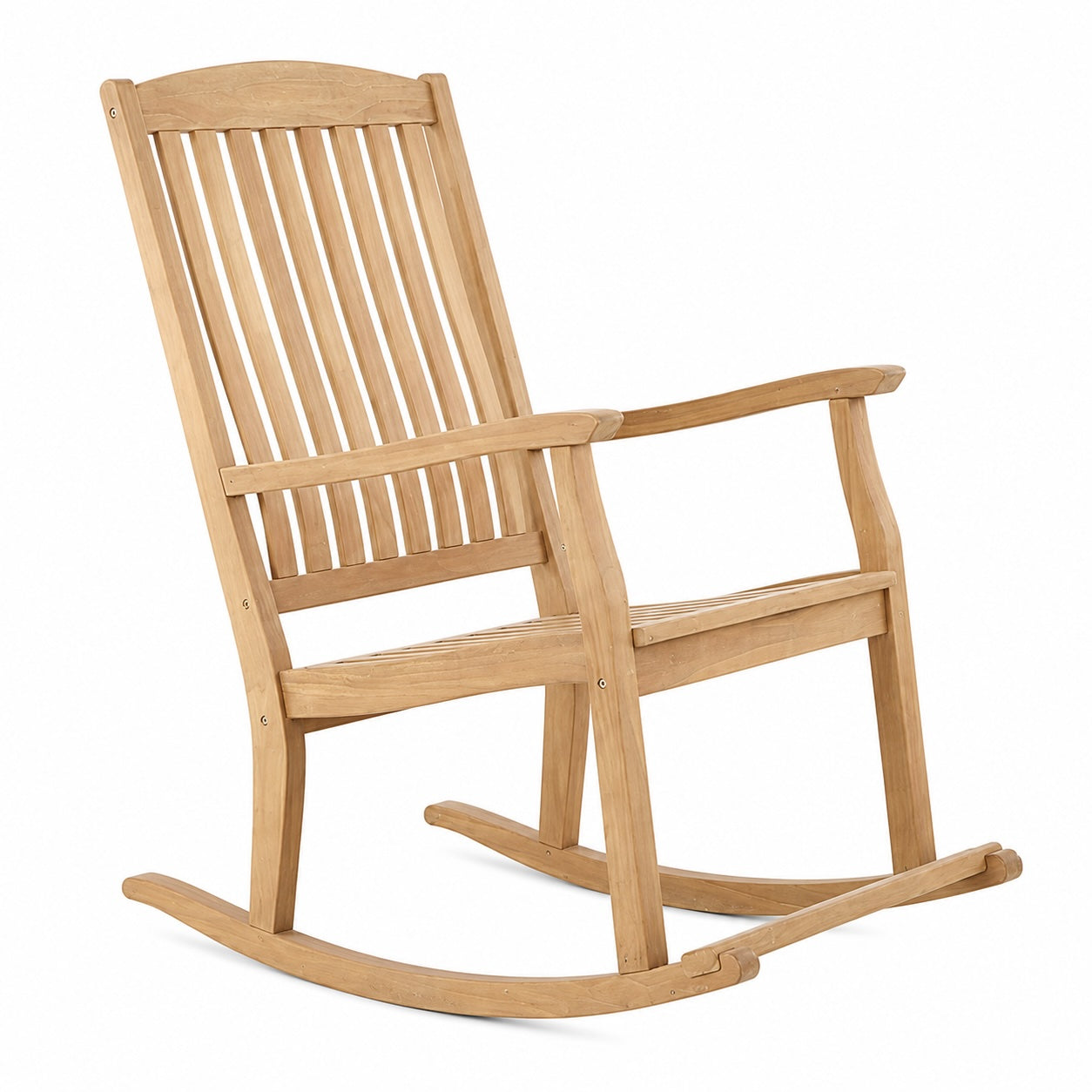 Telluride Oiled Teak Outdoor Patio Rocking Chair
