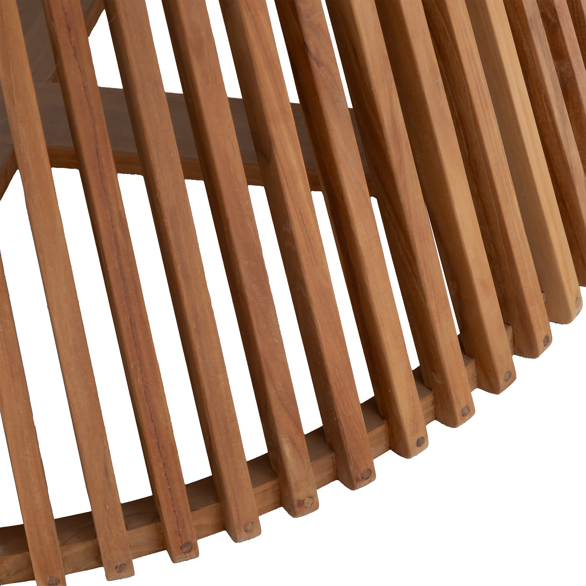 Natural Teak Outdoor Circular Dining Table - 70"