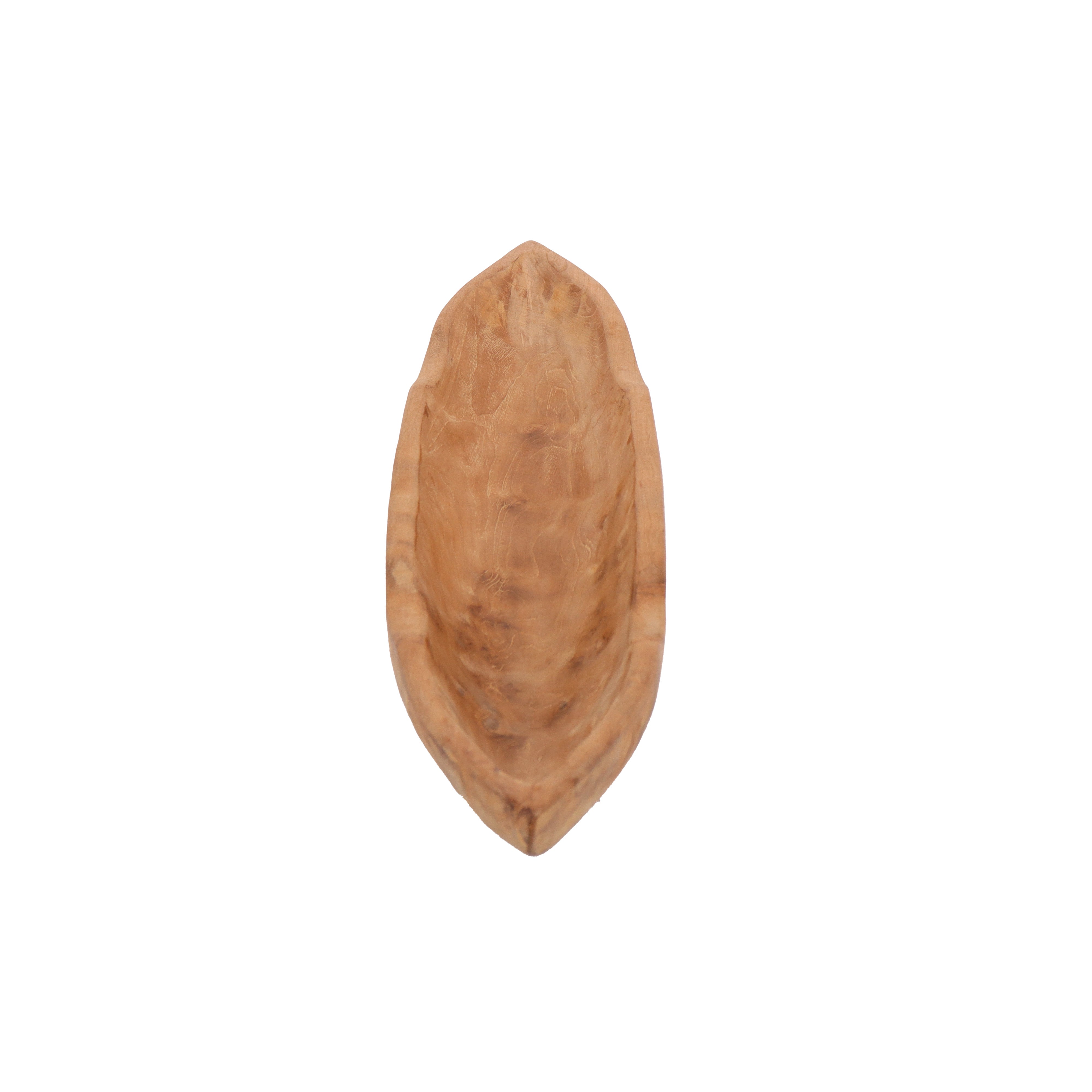 Viking Boat Natural Teak Table Centerpiece