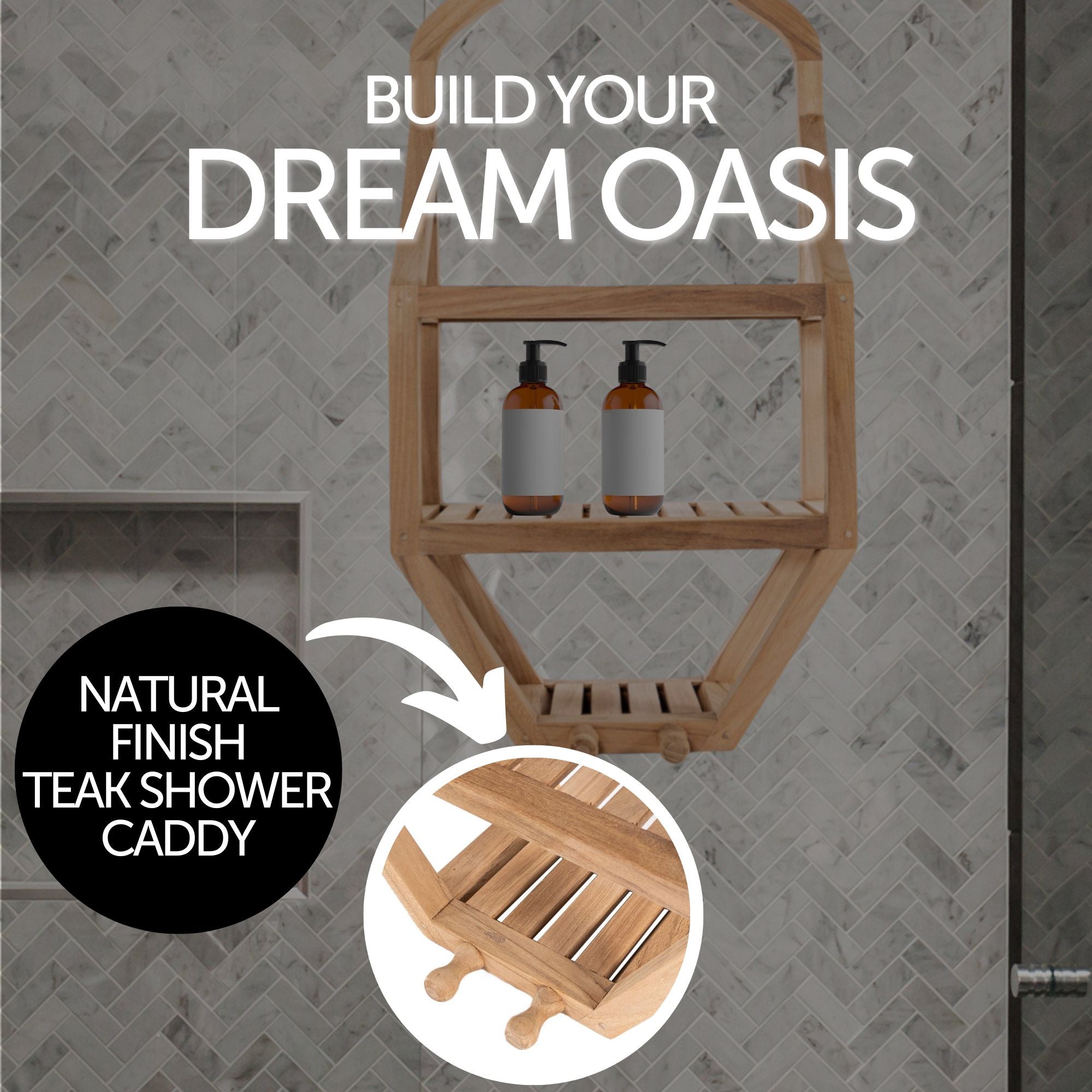 Tulum Natural Shower Caddy