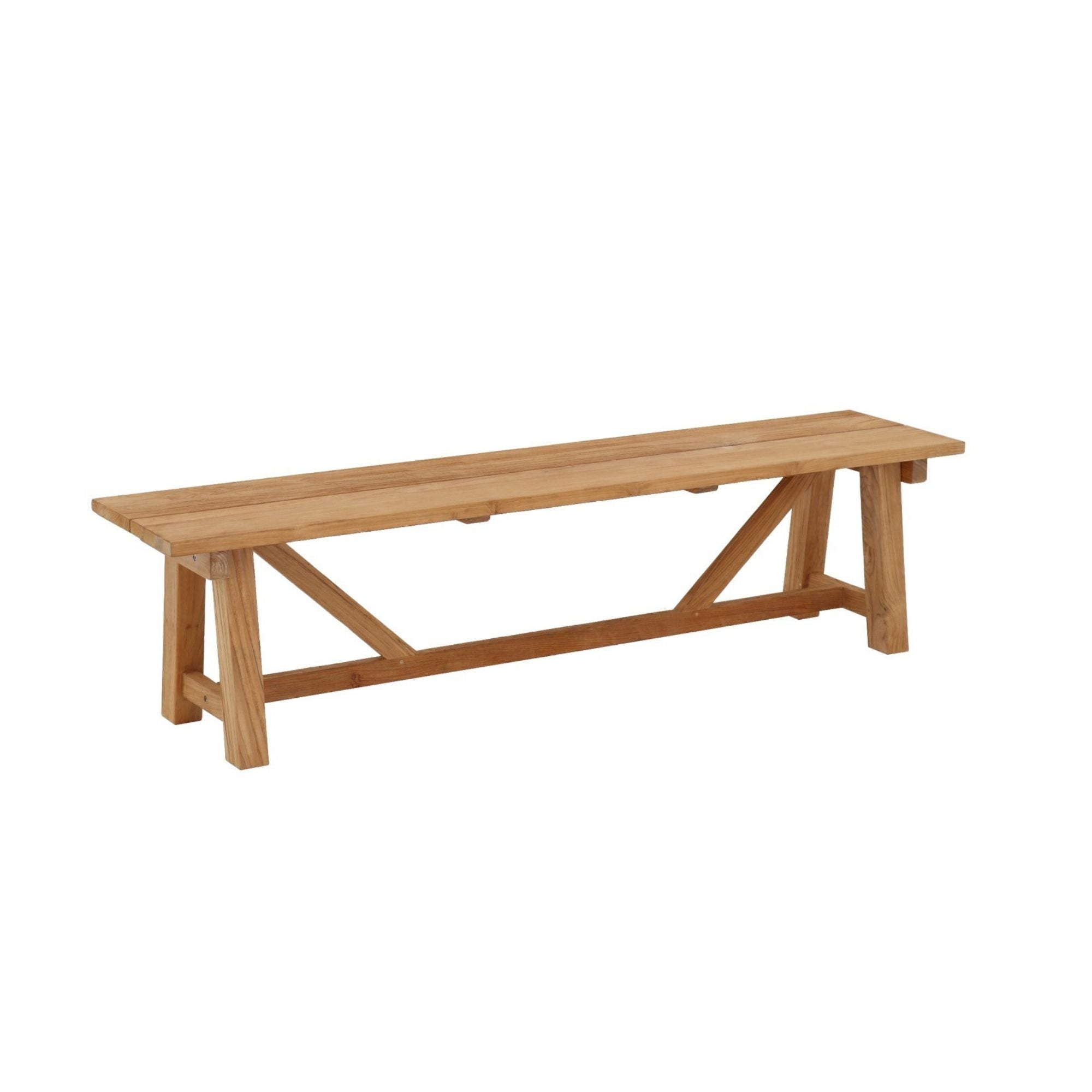 Strand Natural Teak Dining and Seating Picnic Bench - 71"