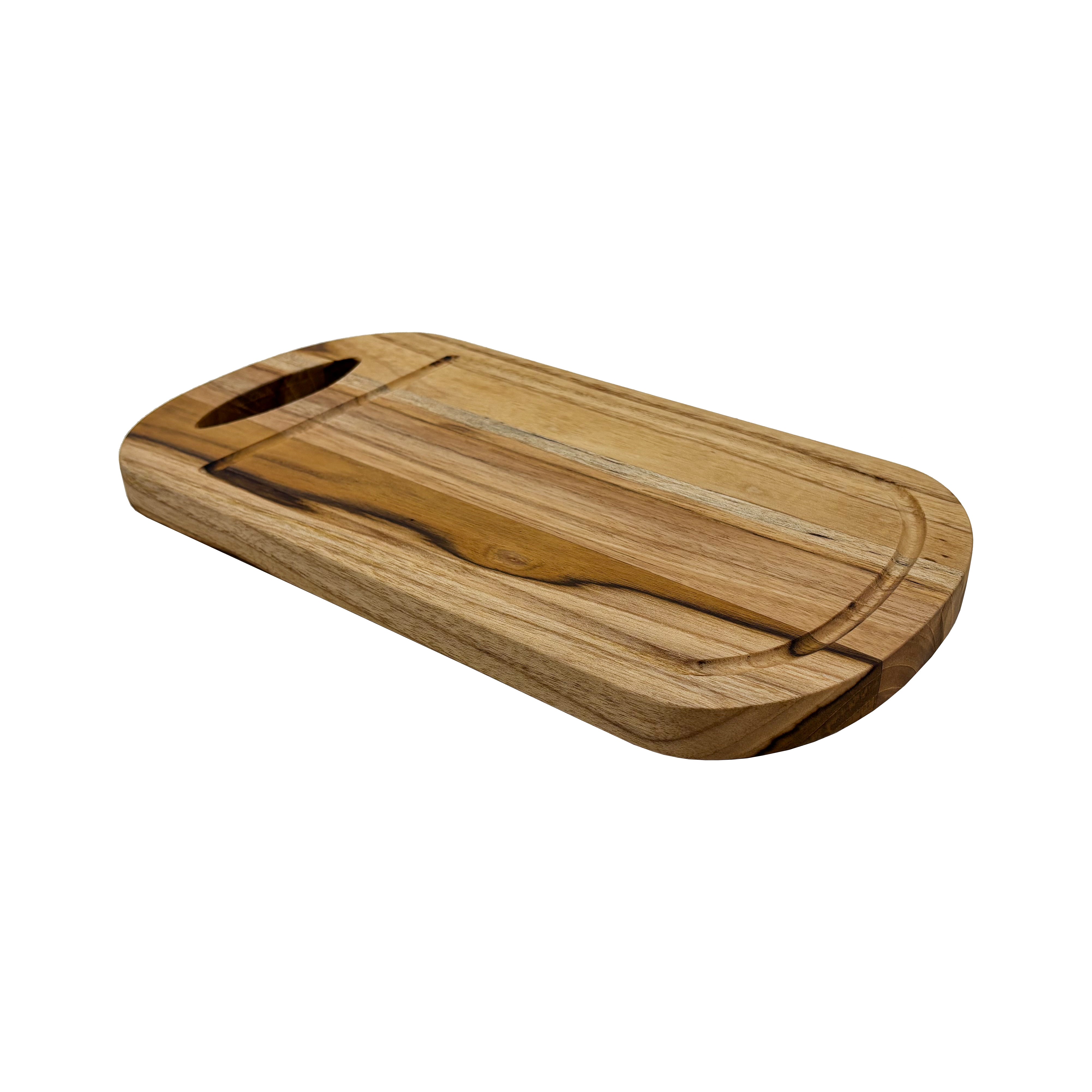 Natural Teak Personal Cutting Board - 14"