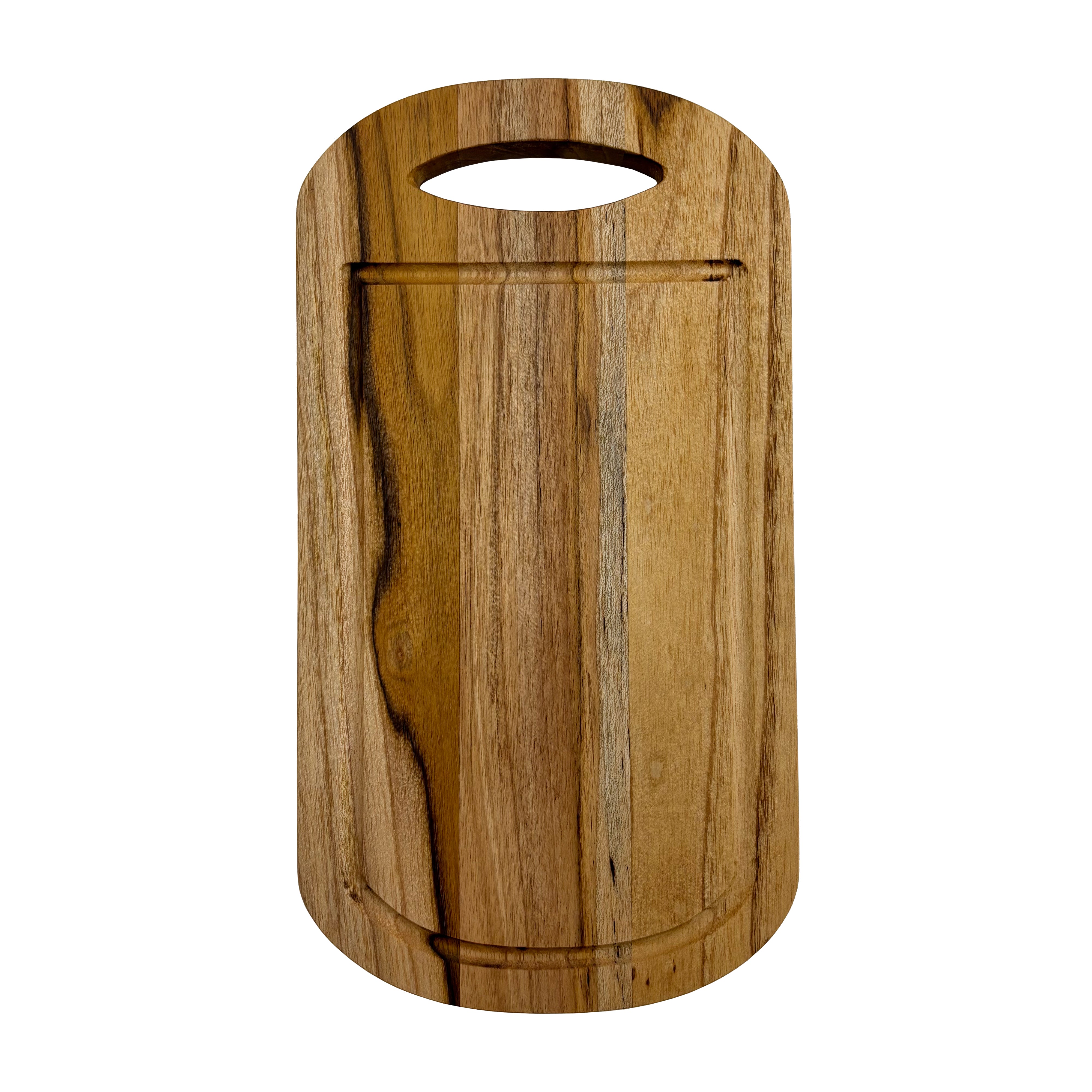 Natural Teak Personal Cutting Board - 14"