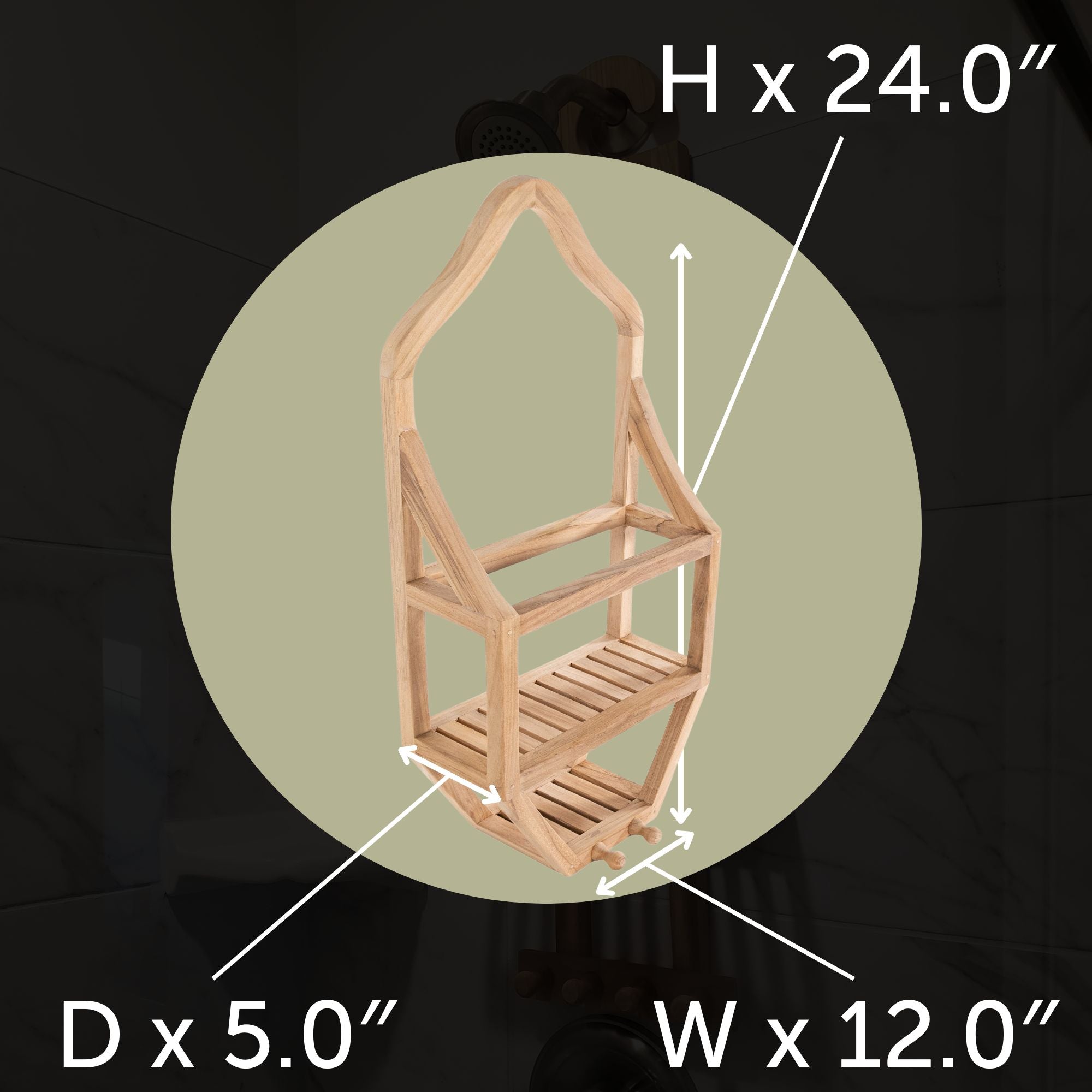 Tulum Natural Shower Caddy