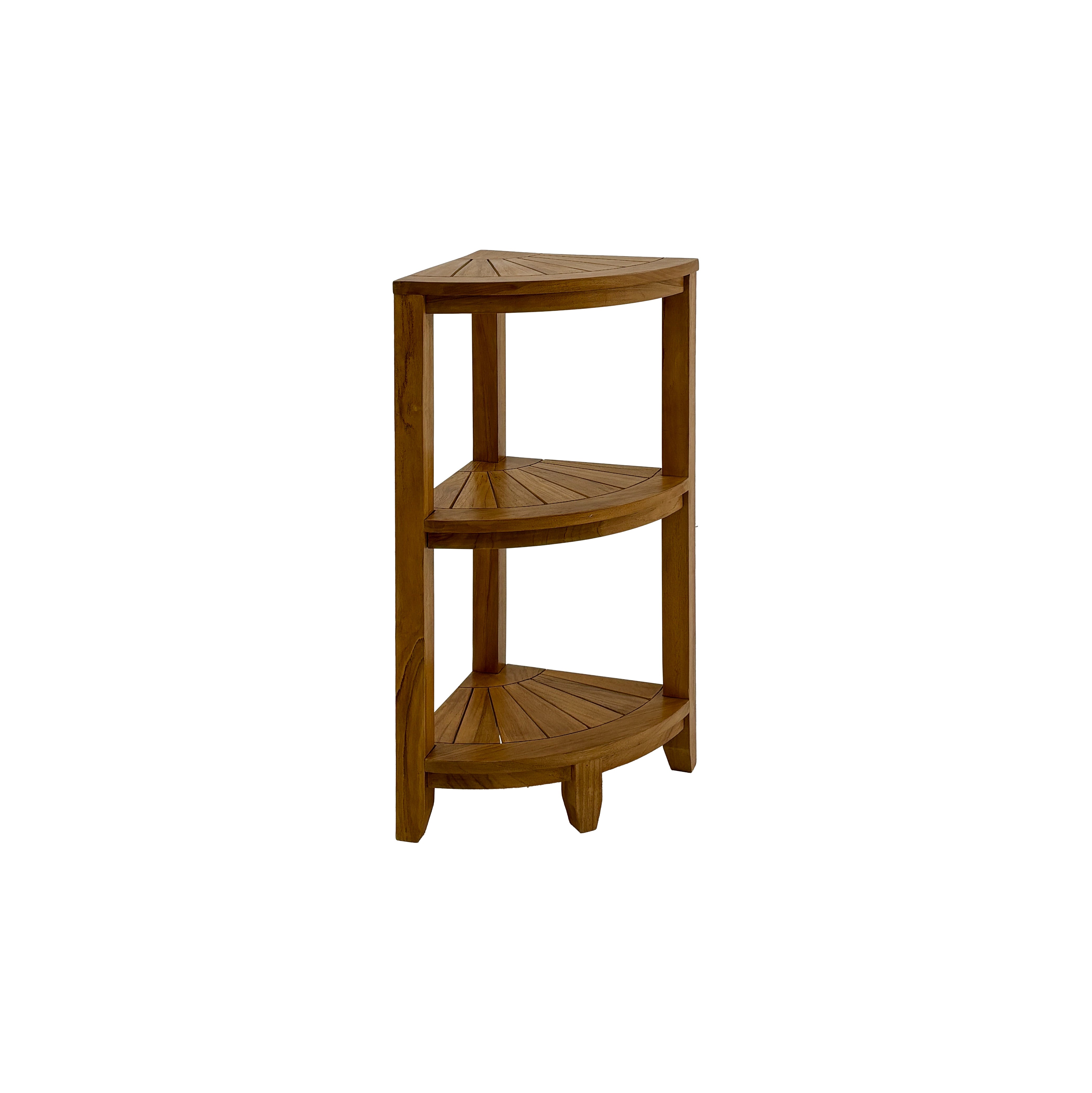 Stanley Teak Shower and Spa/Bathroom/Outdoor Corner Shelf