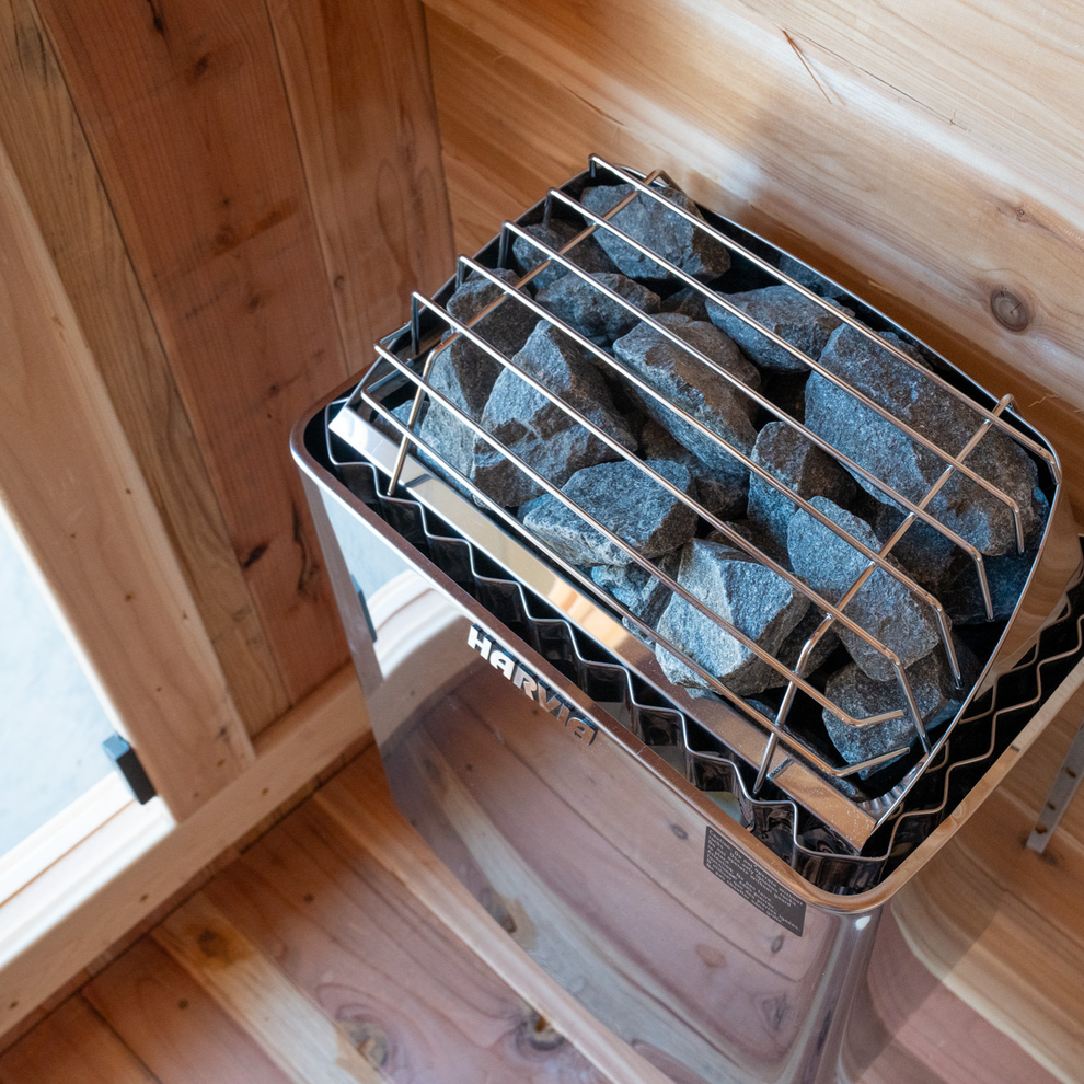 2-Person Cedar Wood Outdoor/Indoor Sauna Pod