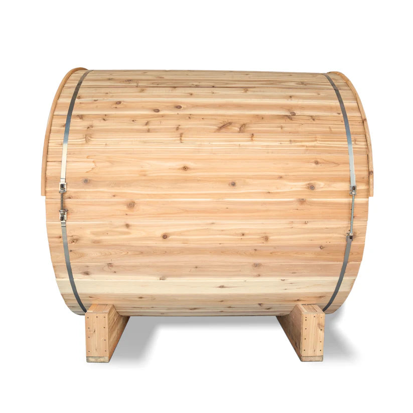 4-Person Cedar Wood Outdoor/Indoor Barrel Sauna