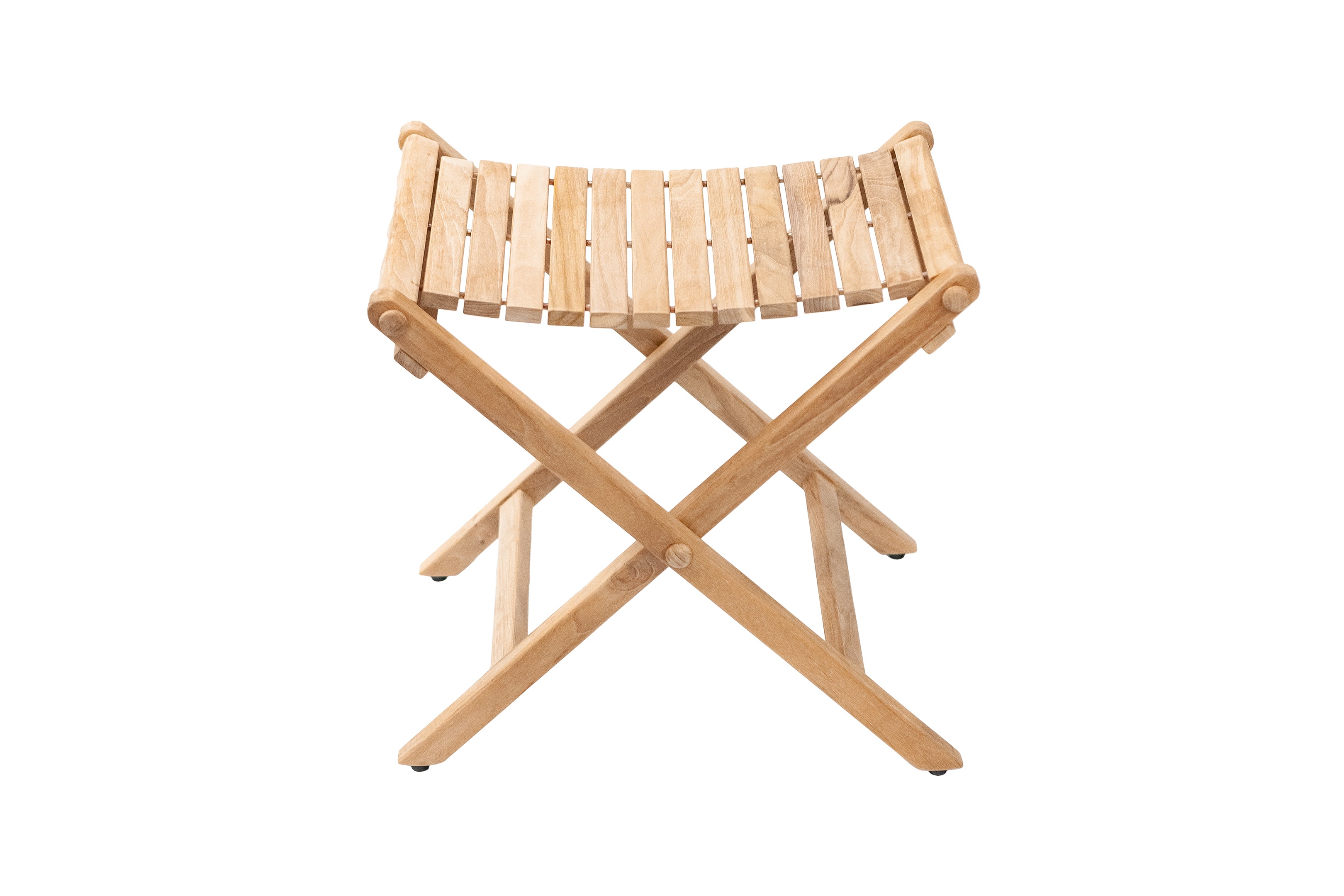 Sierra Natural Teak Outdoor Folding String Seat