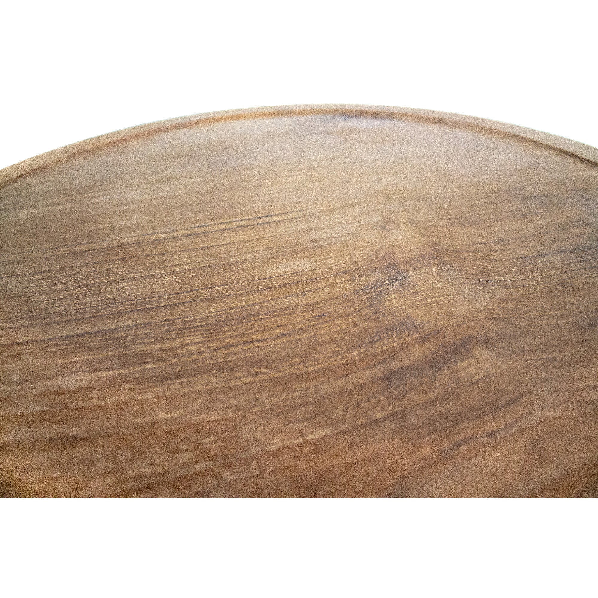 Cabo Natural Teak C Shaped Side Table