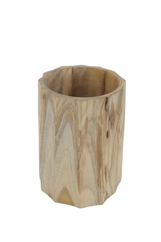Natural Teak Root Kitchen Utensil Holder