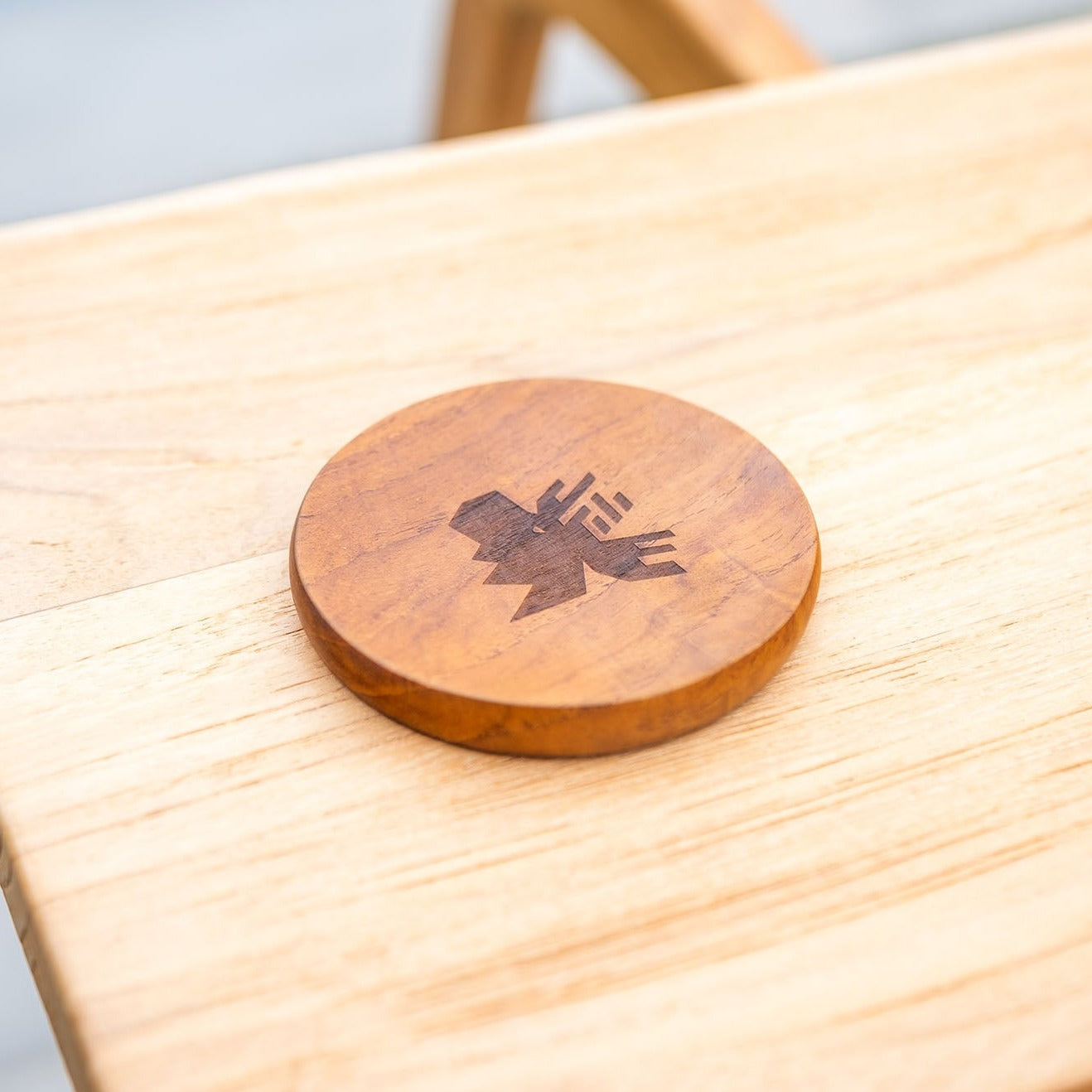 Nordic Rustic Teak Table Coasters (set of 4)