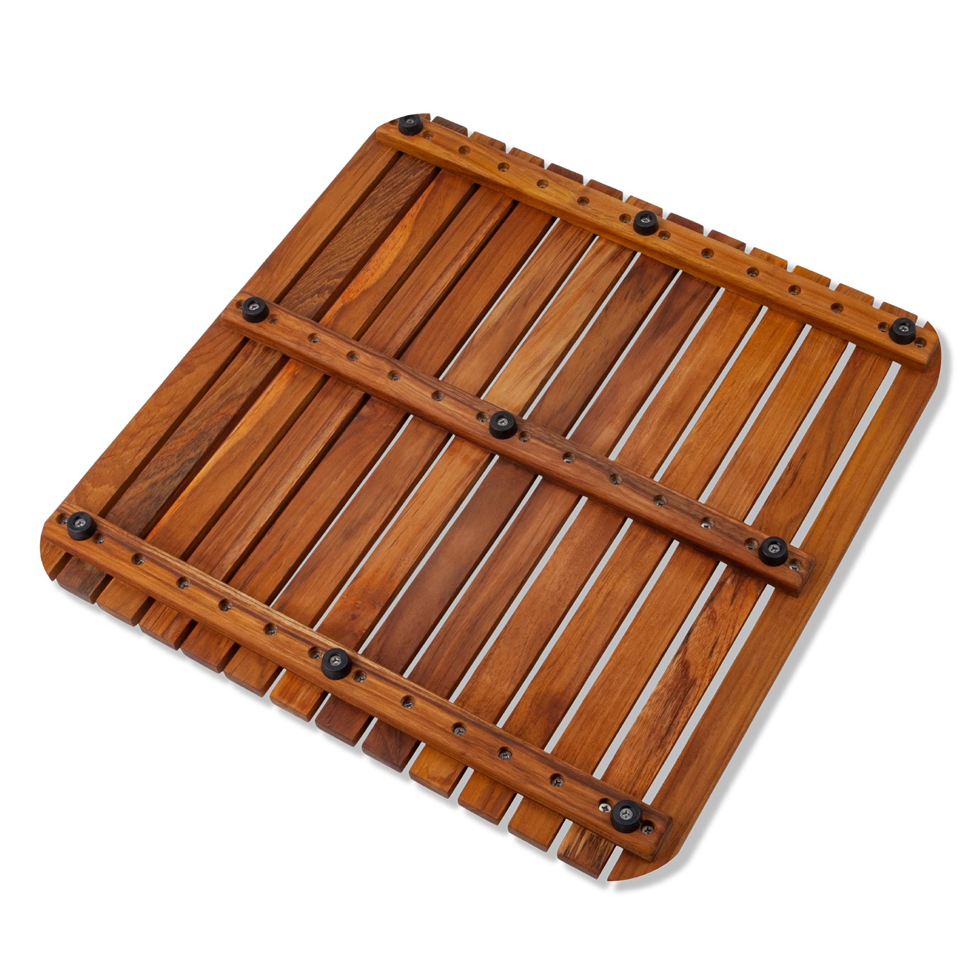 Redfish Oiled Teak Shower and Bath Mat 19.6″ x 19.6″