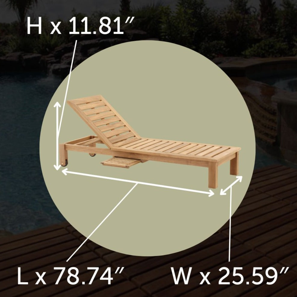 Diy outdoor chaise hot sale