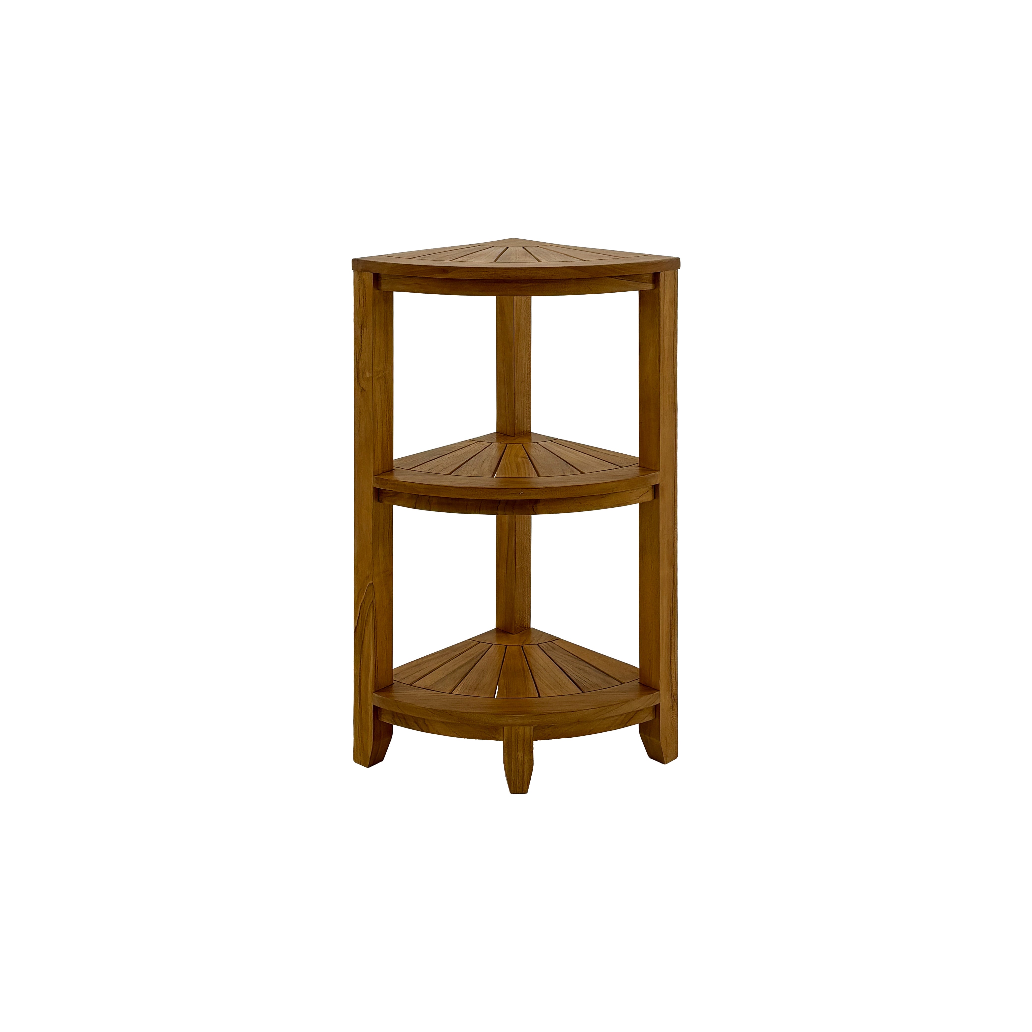 Stanley Teak Shower and Spa/Bathroom/Outdoor Corner Shelf