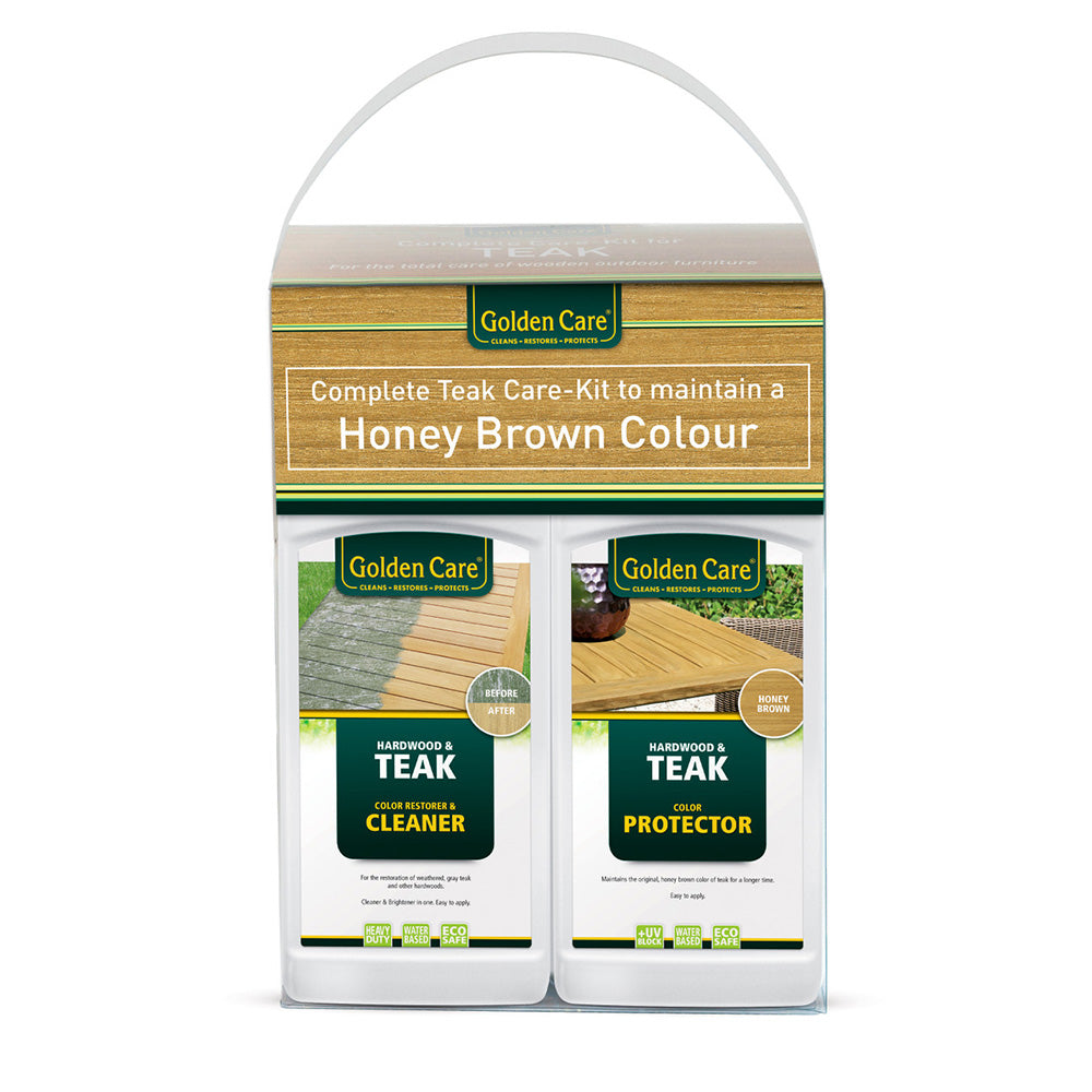 Golden Care Teak Cleaner & Protector Kit