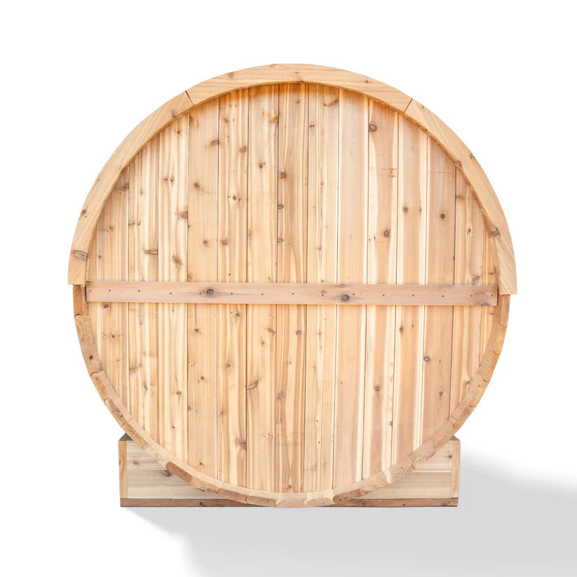 4-Person Cedar Wood Outdoor/Indoor Barrel Sauna
