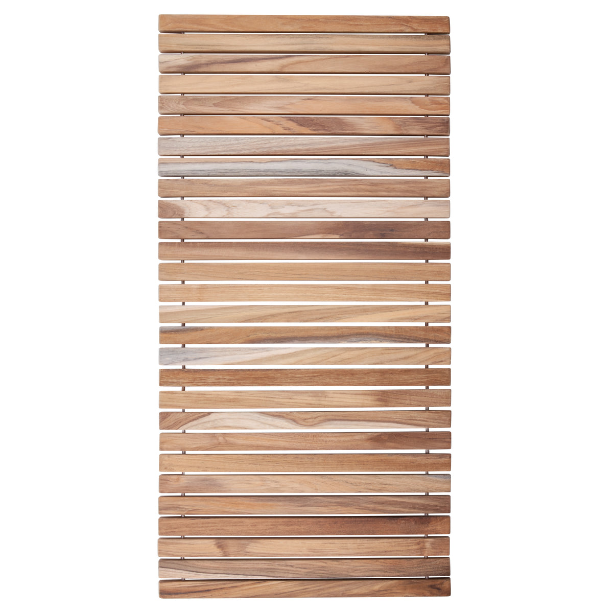 Teak String Mat Teak Wood Sand Point Natural String Mat 40″ x 20″