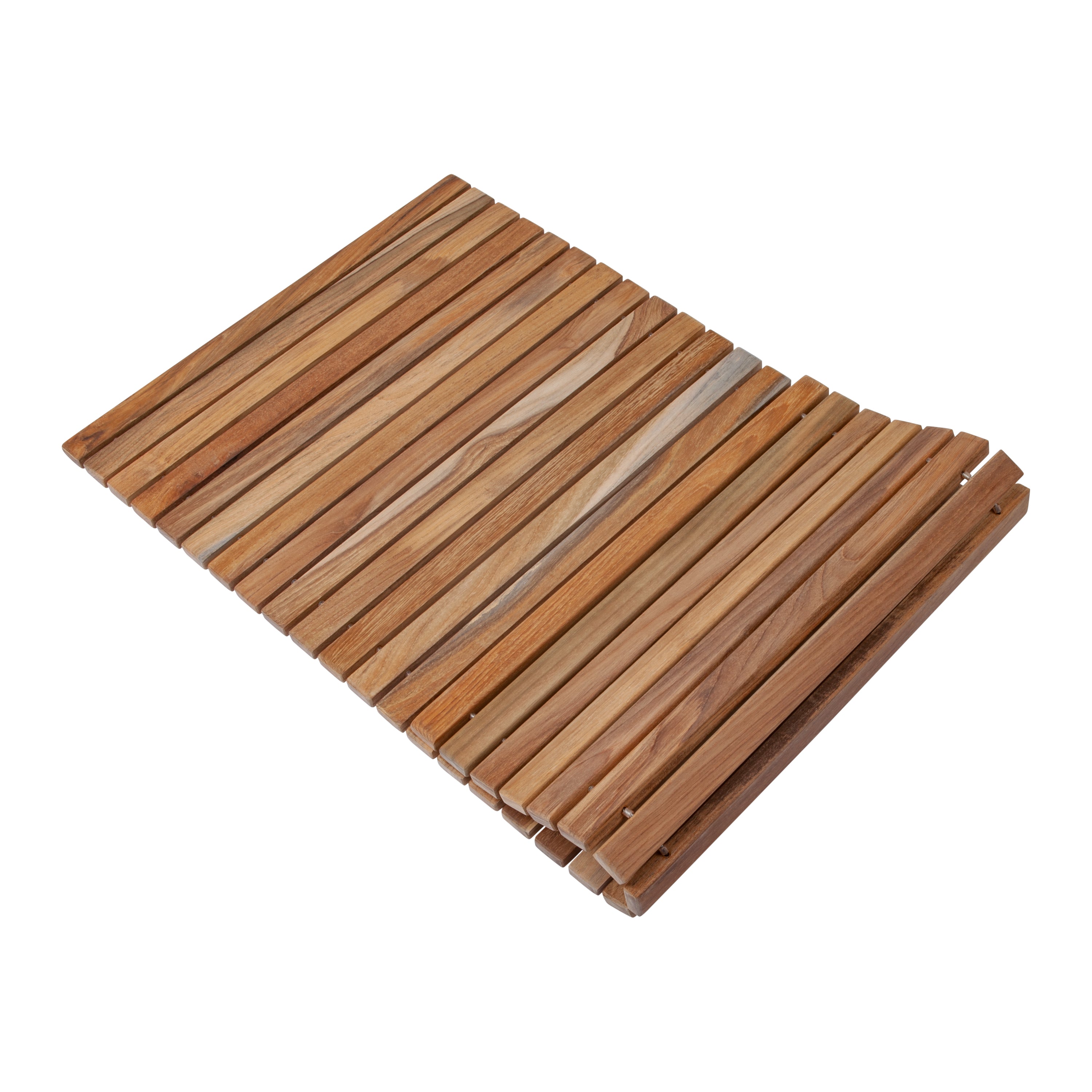 Sand Point Natural Teak Shower and Bath String Mat 40″ x 20″